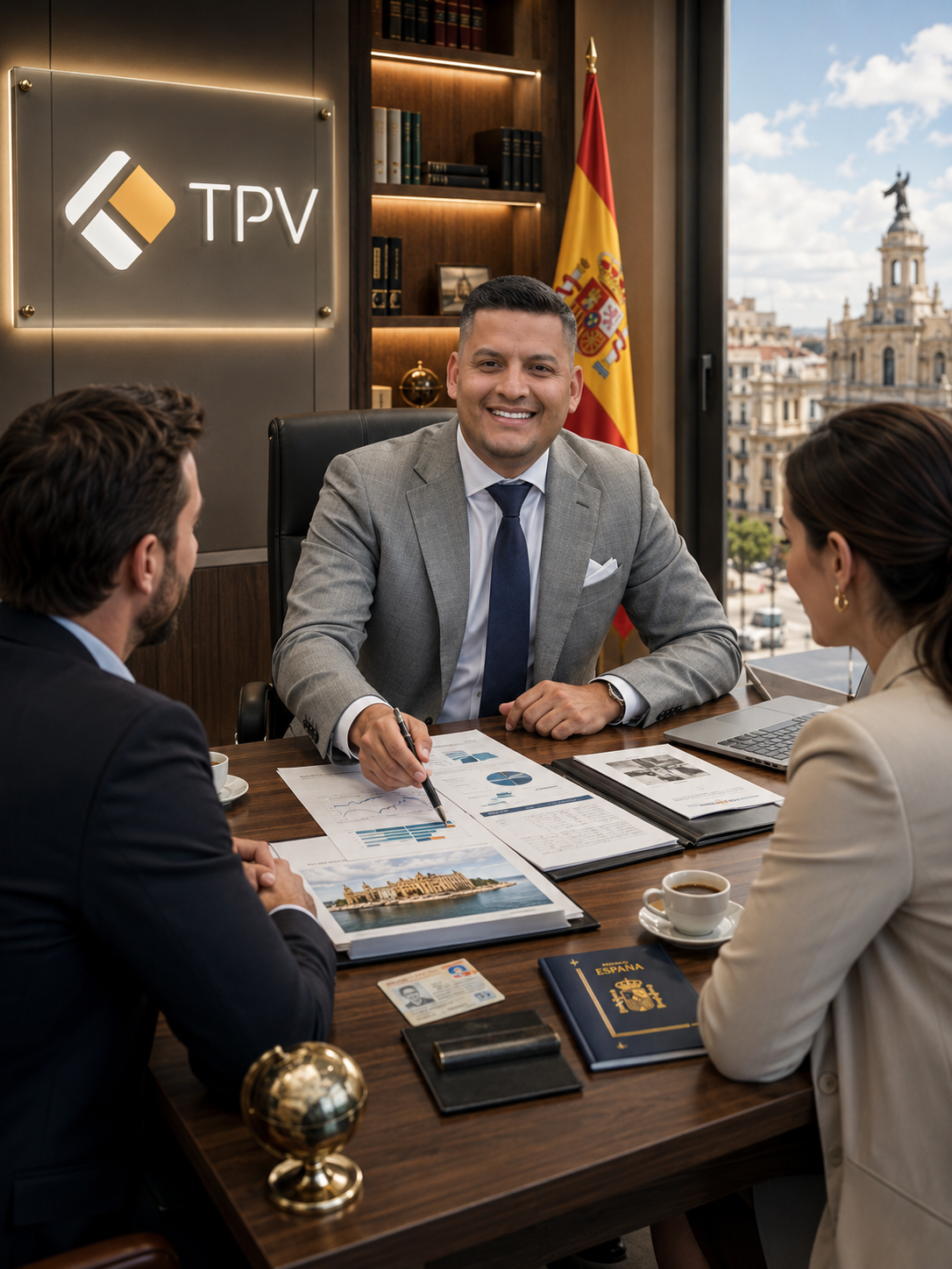 Emprendedor en entorno empresarial